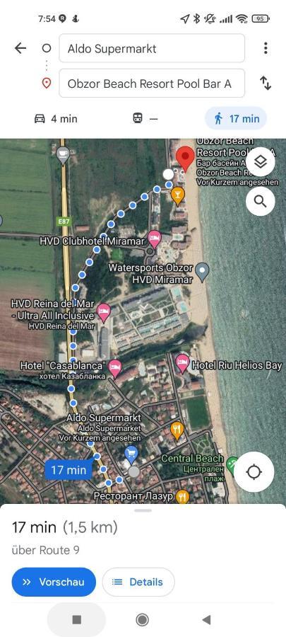 Urlaub - Obzor Beach Resort A109 Eksteriør bilde